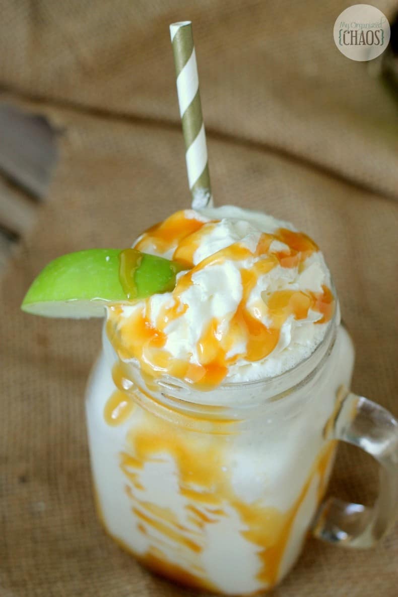 Creamy Delicious Caramel Apple Milkshake